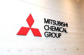 Mitsubishi Chemical Group signage and logo